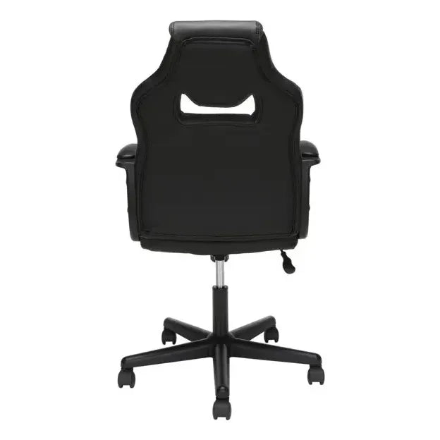 Silla Para Juegos Ofm Essentials Collection Racing Style Negro Cuero