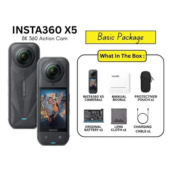 Camara De Accion Insta360 X5 8k