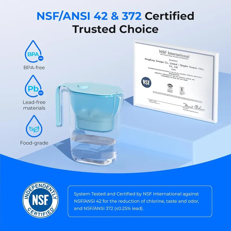 Jarra Con Filtro Certificación Nsf 200 Galones