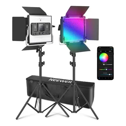 Kit De Luz Led Neewer Rgb 660 Pro Ii 50w Full Color