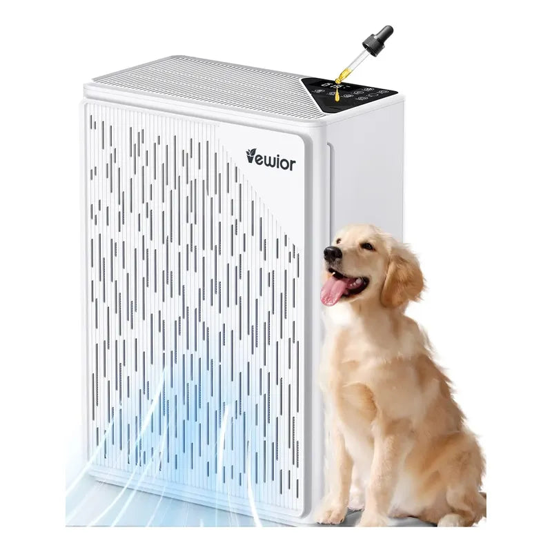 Purificador Aire Vewior H13 True Hepa 236m2difusor Fraganci Blanco