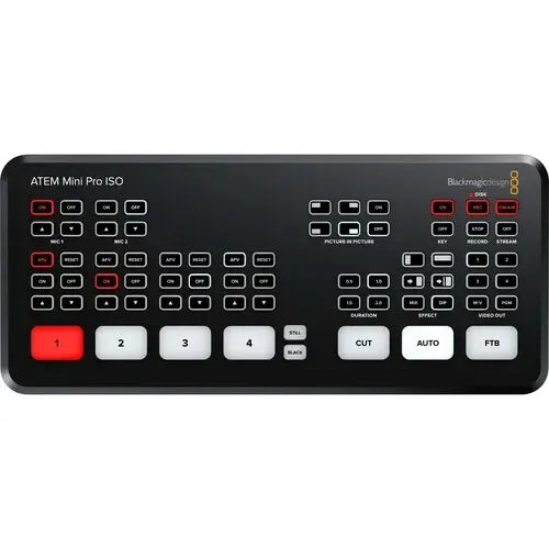 Blackmagic Atem Mini Pro Iso Hdmi Live Stream Switcher Negro