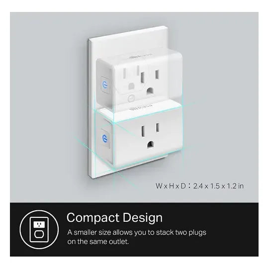Enchufe Inteligente Wi-fi Tp-link Ep10 Kasa Mini 4pack Blanco