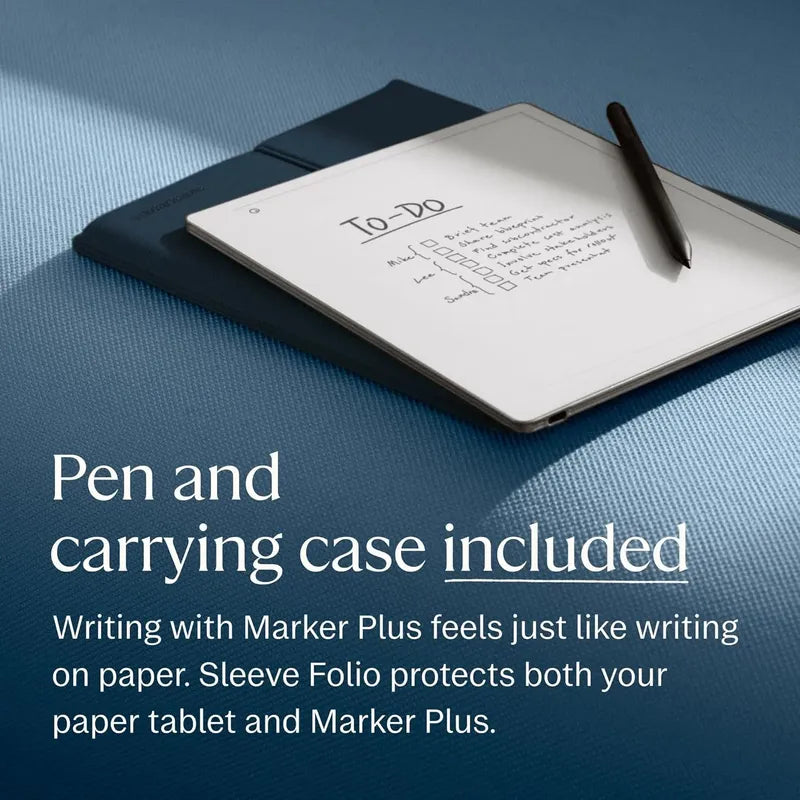 Remarkable Paper Pure Bundle 10.3 Tablet+ Folio+ Marker Plus