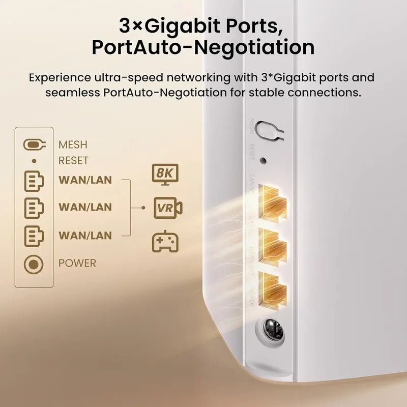 Router Tenda Nova Be3600 Me3 Pro Mesh Wifi 7 3 Pack