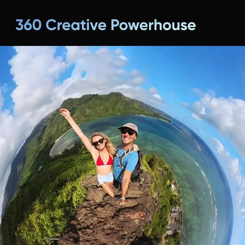 Cámara Insta360 X3 Get Set Kit 5.7k 360 Grados, 48 Mp 60 Fps
