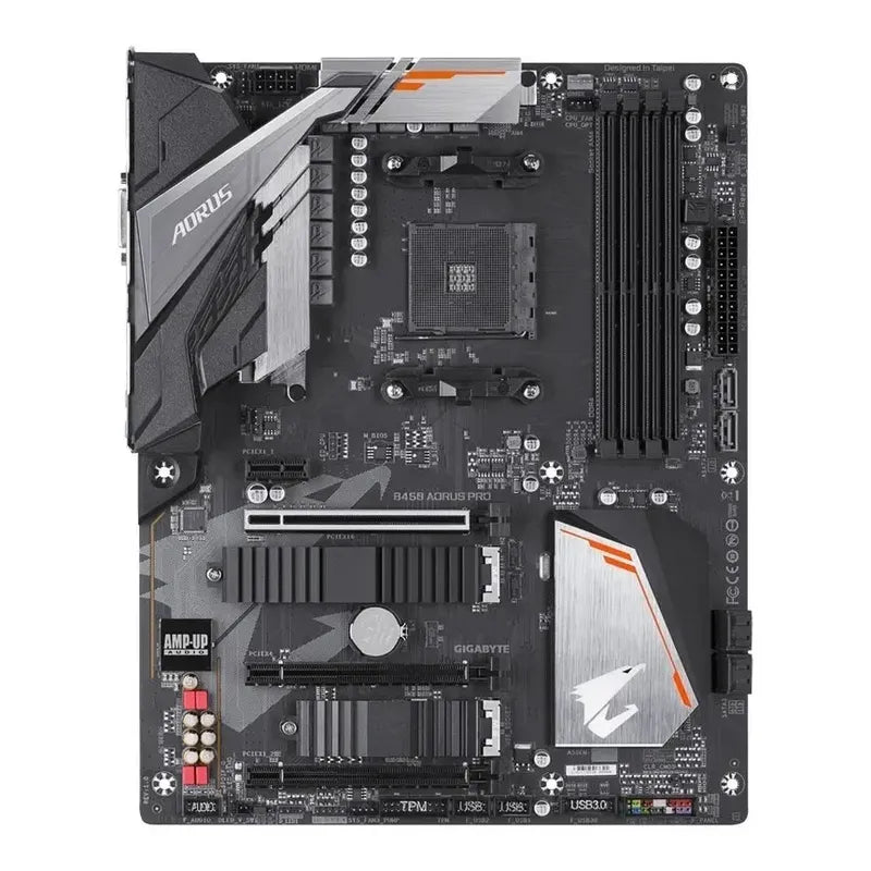 Tarjeta Madre Gigabyte B450 Aorus Pro Wifi Negro