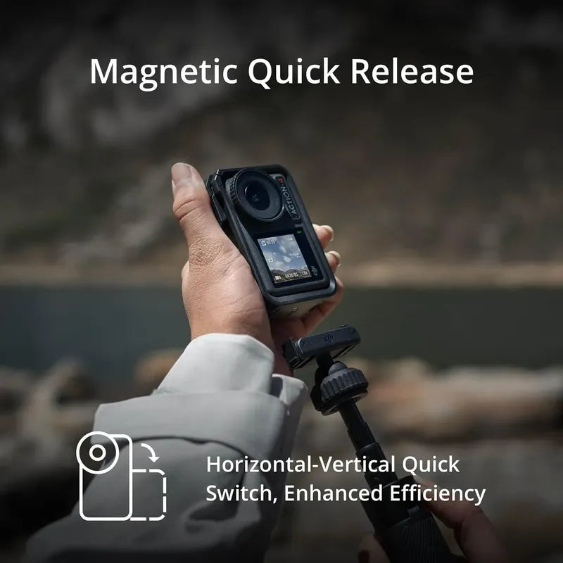 Camara Accion Dji Osmo Action 4 Standard Combo, Waterproof Negro