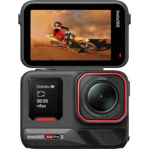 Camara De Accion Insta360 Ace Pro 2 8k + Duo De Baterias Negro