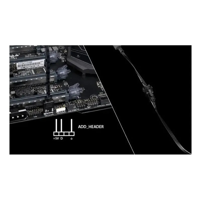Tira Cinta Led Rgb Deepcool 5050 Direccionable Aura Sync Negro