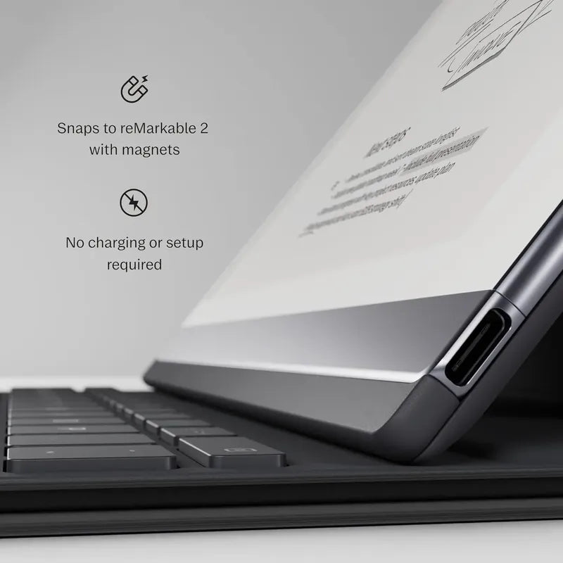 Funda+ Teclado Para Tableta Remarkable 2 Marrón