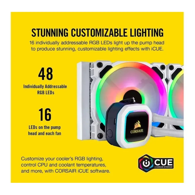 Refrigeración Liquido Corsair H100i Rgb Platinum Se 240mm