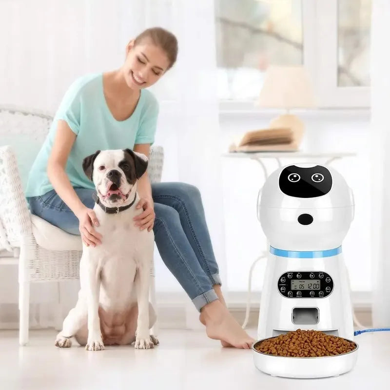 Dispensador Comida Para Animales Automático Covono 3.5l