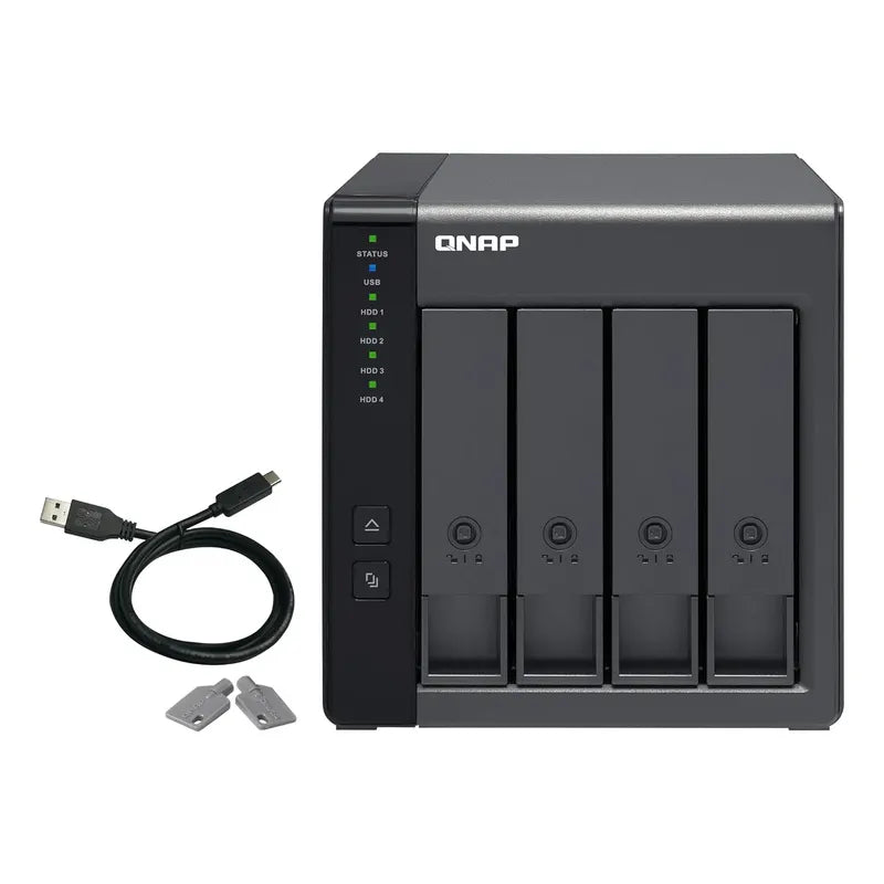 Gabinete De Expansión Raid Qnap Tr-004 De 4 Bahías Con Usb-c