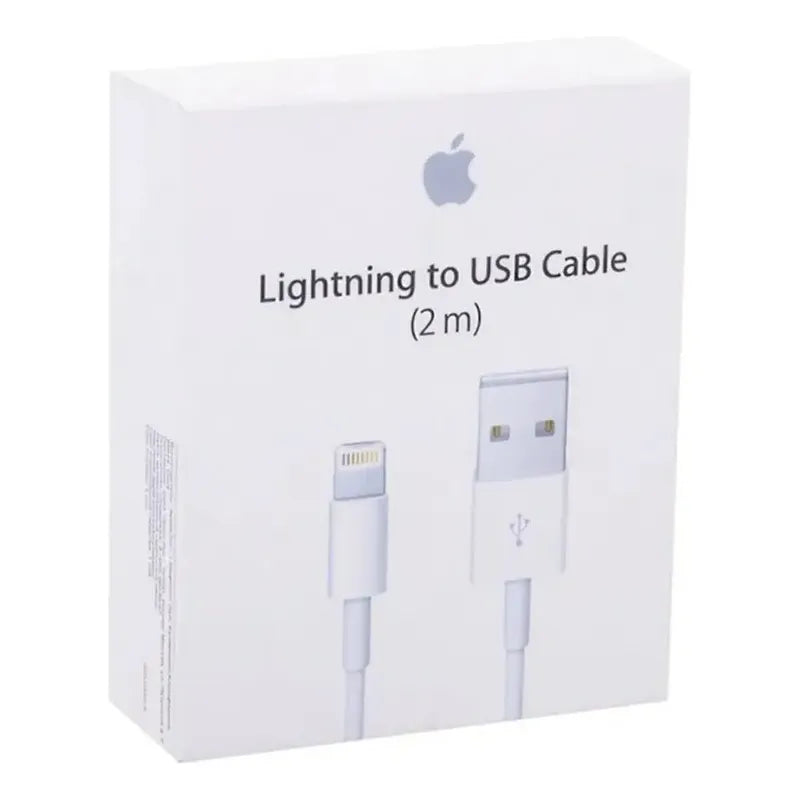 Cable Apple Lightning A Usb 2m Md819zm/a, Original Blanco