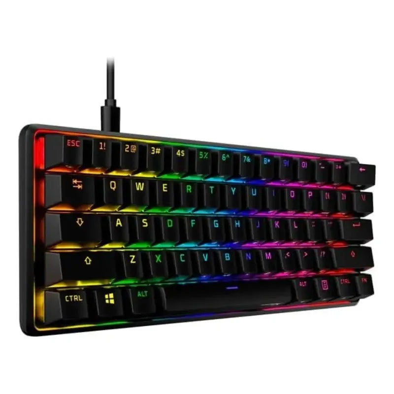 Teclado Gamer Hyperx Alloy Origins 60 Pc Ps4 Xbox One Negro Inglés Us
