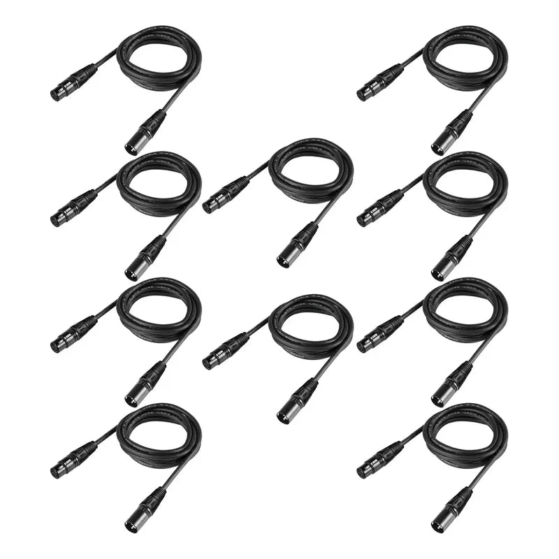 Cable Neewer Xlr 2 Metros 2pack Bcv Negro