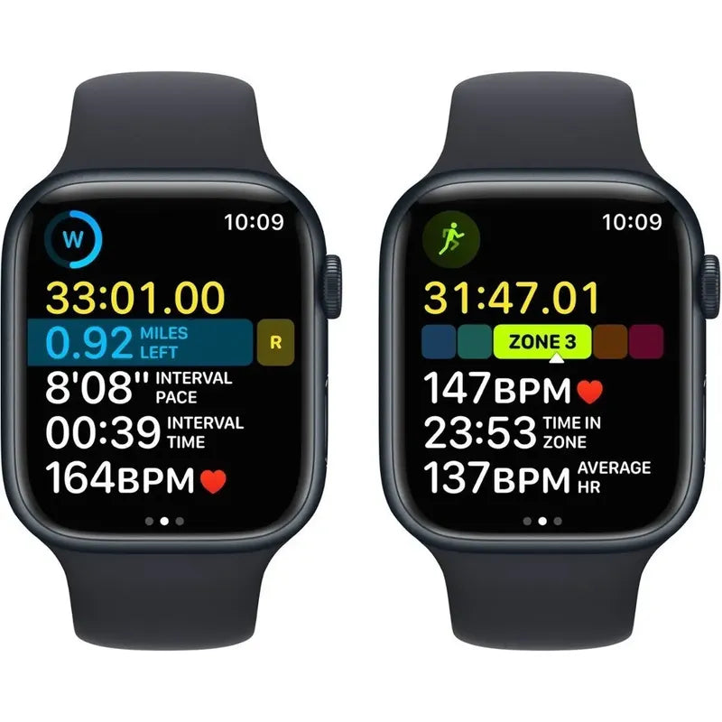 Apple Watch Series 8 Gps+ Celular Aluminio, Correa Deportiva Midnight Negro