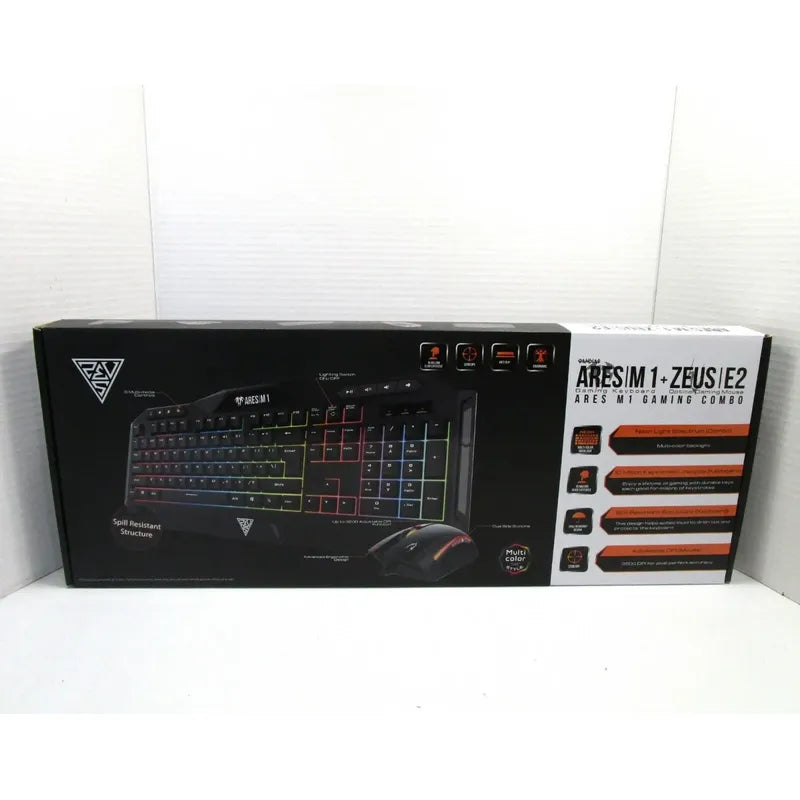 Teclado Gamdias Ares M1 Óptico Retroiluminado Negro