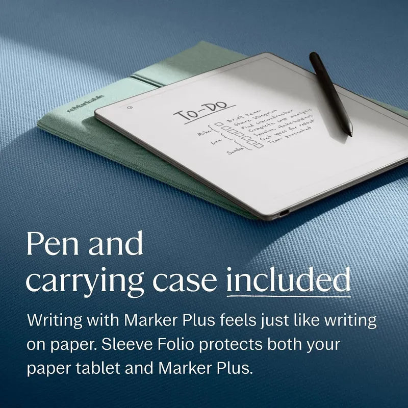 Remarkable Paper Pure Bundle 10.3 Tablet+ Folio+ Marker Plus