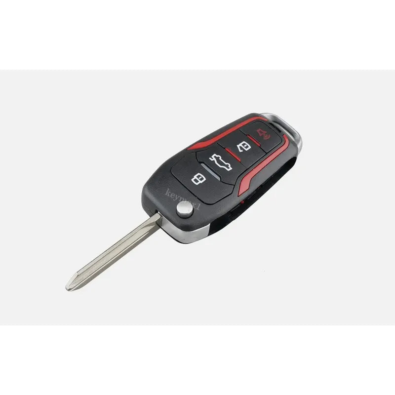 Llave Plegable Con Mando Mejorada Ford 04-14 Con Chip 4d63