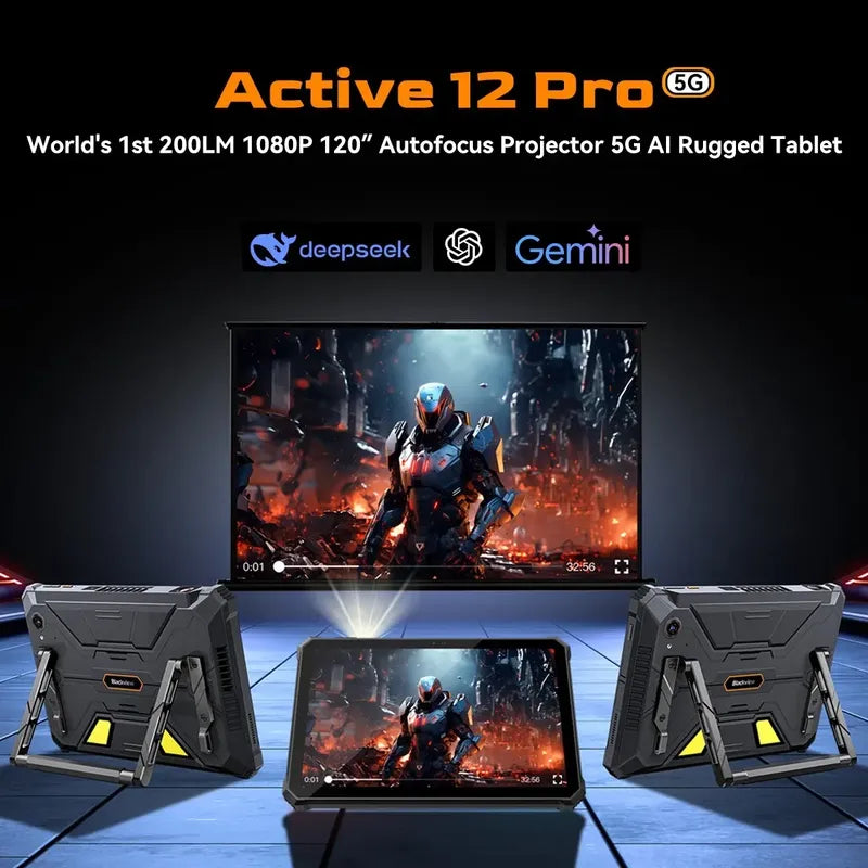 Tablet Blackview Active 12 Pro 200lm 120 Proyector 5g Al