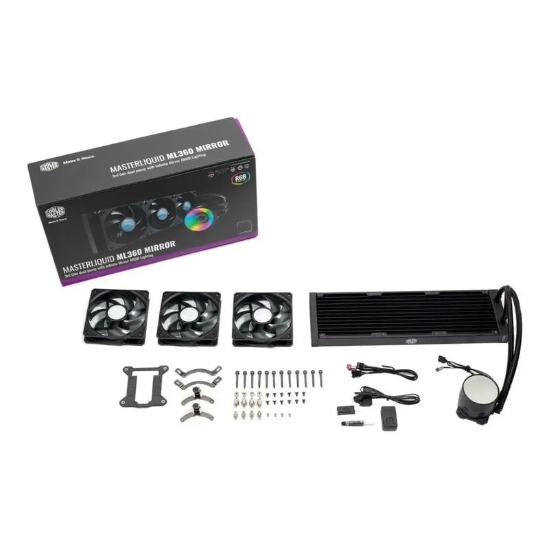 Enfriador Liquido Cpu Cooler Master Masterliquid Ml360 Mirro