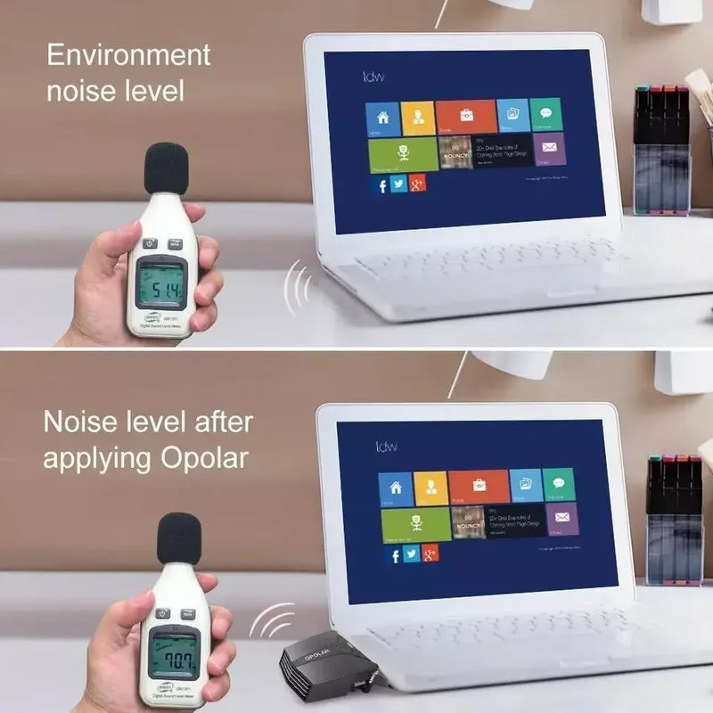 Enfriador De Ventilador Para Computadora Portátil Opolar