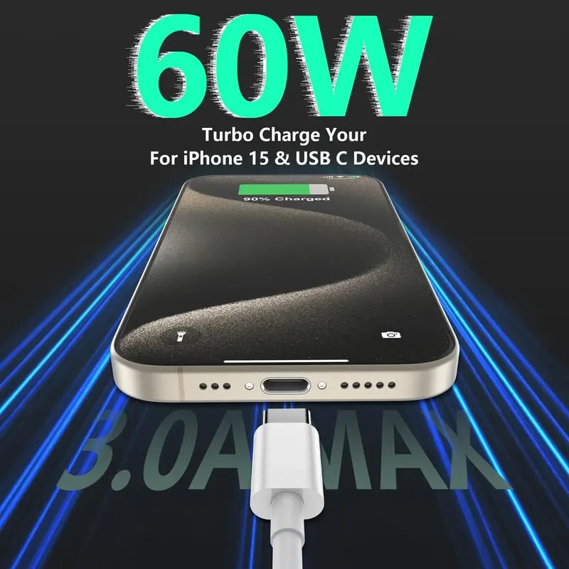 Cable Carga Rapida Usb C Tipo-c De 2mtrs