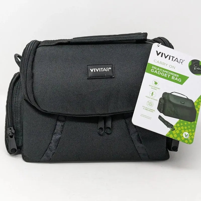 Bolso De Mano Grande Vivitar Para Camaras Profesional Negro