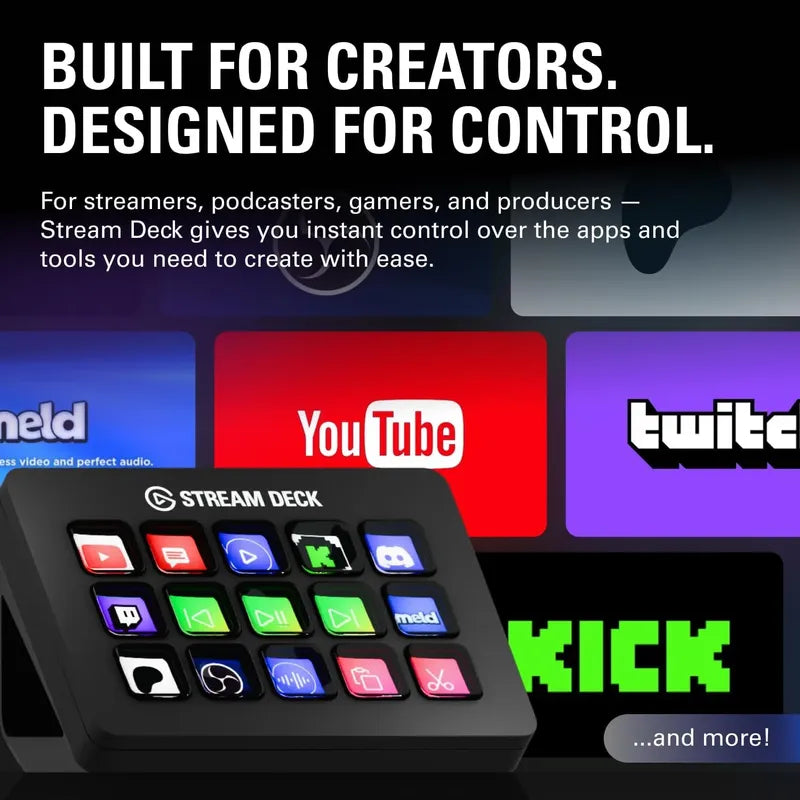 Elgato Stream Deck Mk.2 Controlador De Estudio