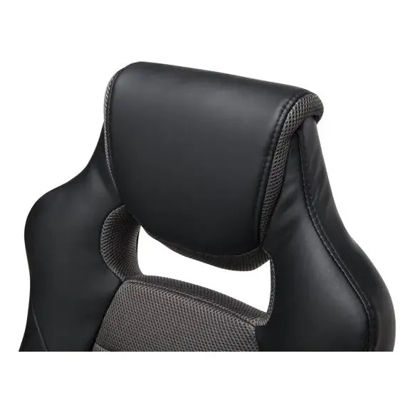 Silla Para Juegos Ofm Essentials Collection Racing Style Negro Cuero