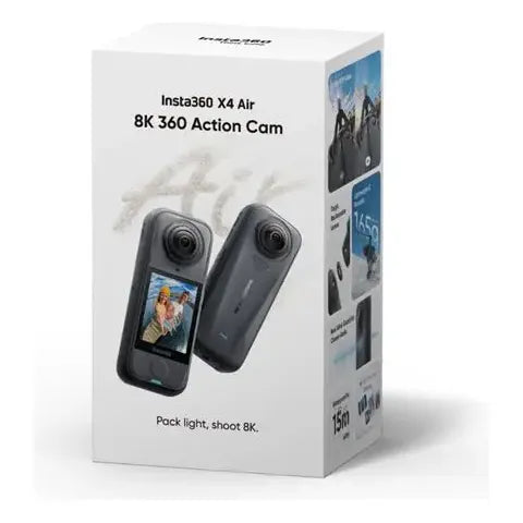 Camara De Accion Insta360 X4 Air 8k Kit Estandar Negro
