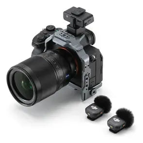 Microfono Dji Mic 3 Wireless Doble Canal 2,4 Ghz Negro