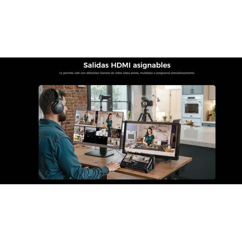 Yololiv Yolobox Extreme, All-in-one Multicam 4k Live Streami Negro