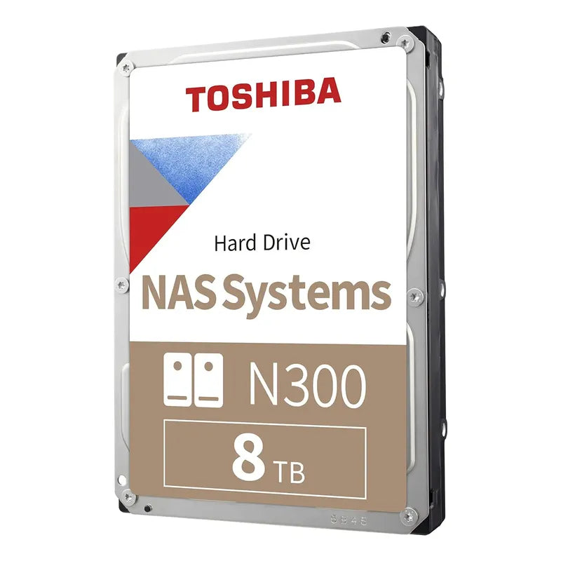 Toshiba 8tb N300 7200 Rpm Sata Iii 3.5 Internal Nas Hdd Plateado
