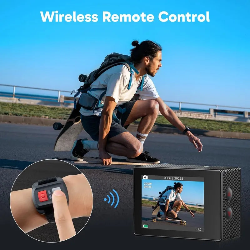 Camara De Accion Akaso Ek7000+ Bundle Kit