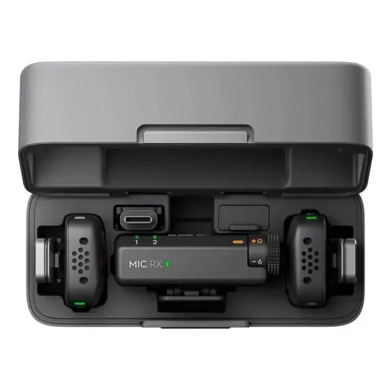 Microfono Dji Mic Mini Wireless Duo 2,4 Ghz Negro