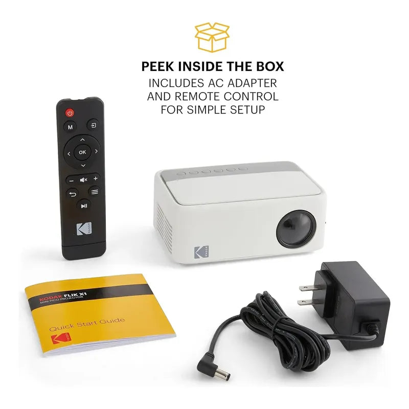 Kodak Proyector Flik X1 Mini Bcv Blanco