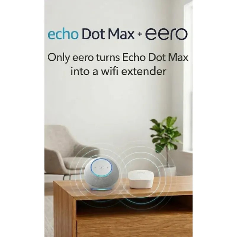Amazon Echo Dot Max Altavoz Alexa Sonido Envolvente3+graves