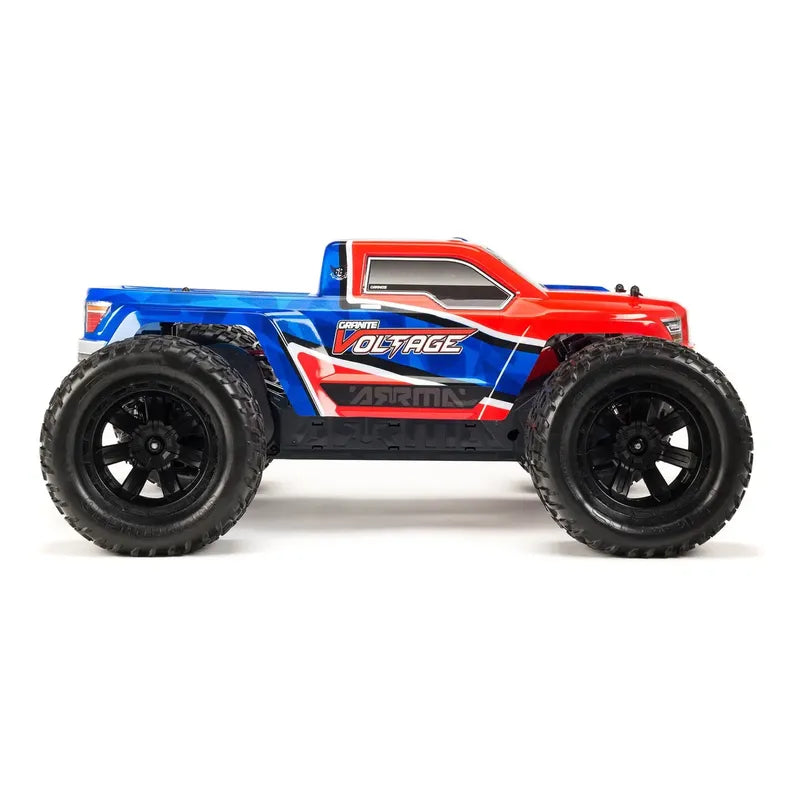 Camioneta Monster Truck Rc Armma Granite Voltage1:10 Brushed Rojo/azul N/a