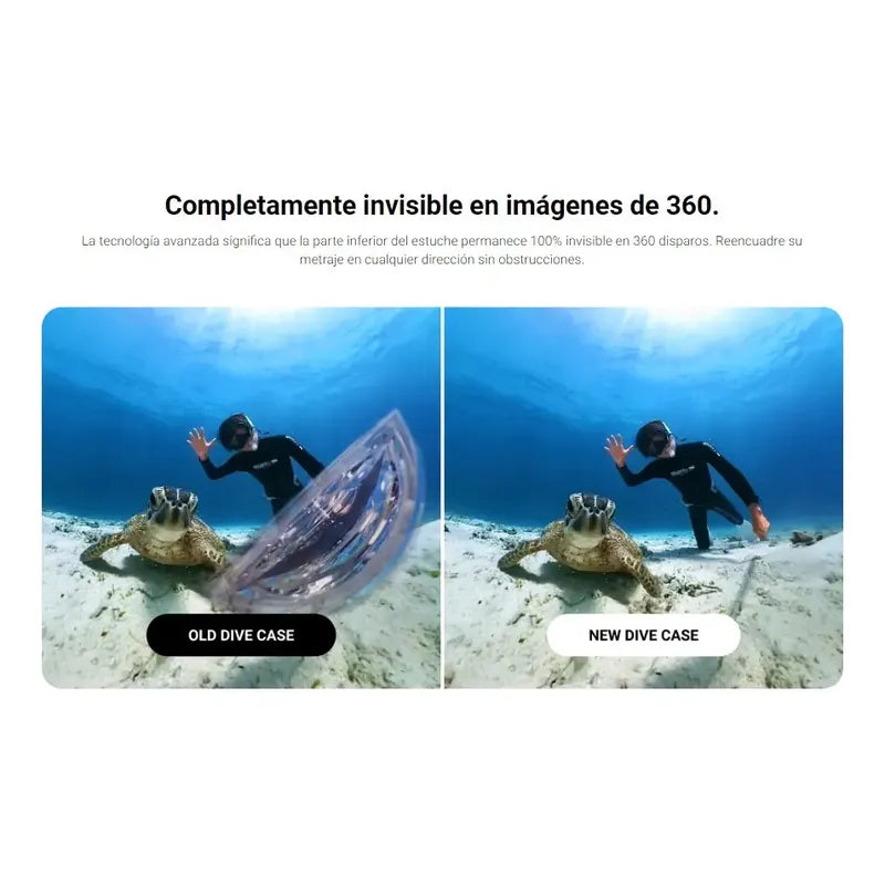 Estuche Case Buceo Invisible Para Insta360 X3 (solo Estuche)