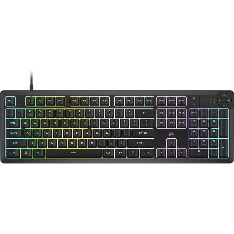 Teclado Corsair K55 Core Rgb Gaming Keyboard Negro