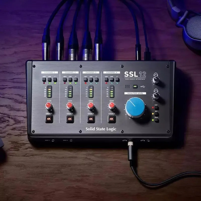 Interfaz Audio Usb Solid State Logic Ssl12 - 12in/8out Midi