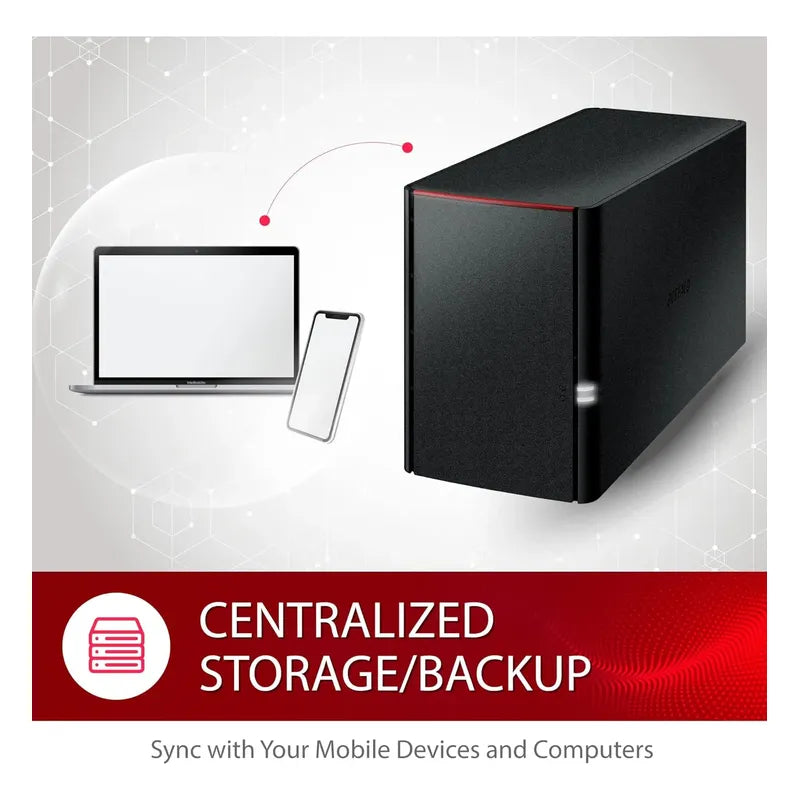 Nas Buffalo Linkstation Soho 220 2 Bahías 12 Tb (2 X 6 Tb)
