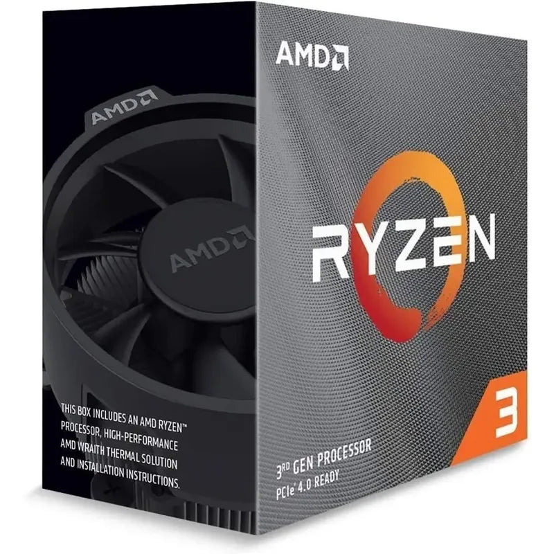 Procesador Ryzen 3 3100 4core 8hilos 3.6ghz Base