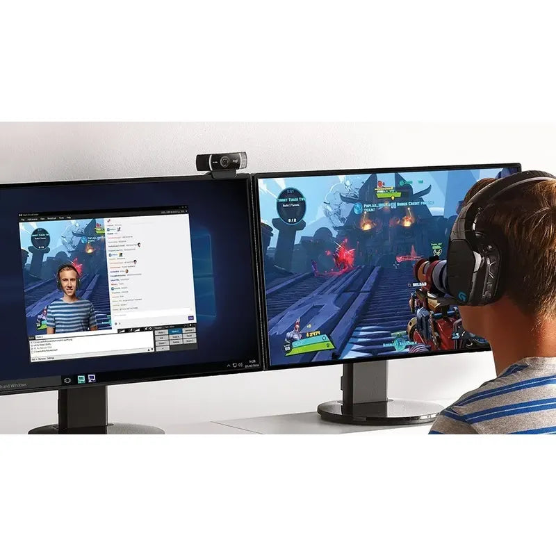 Cámara Logitech C922 Pro Hd Stream Webcam+ Tripode Negro