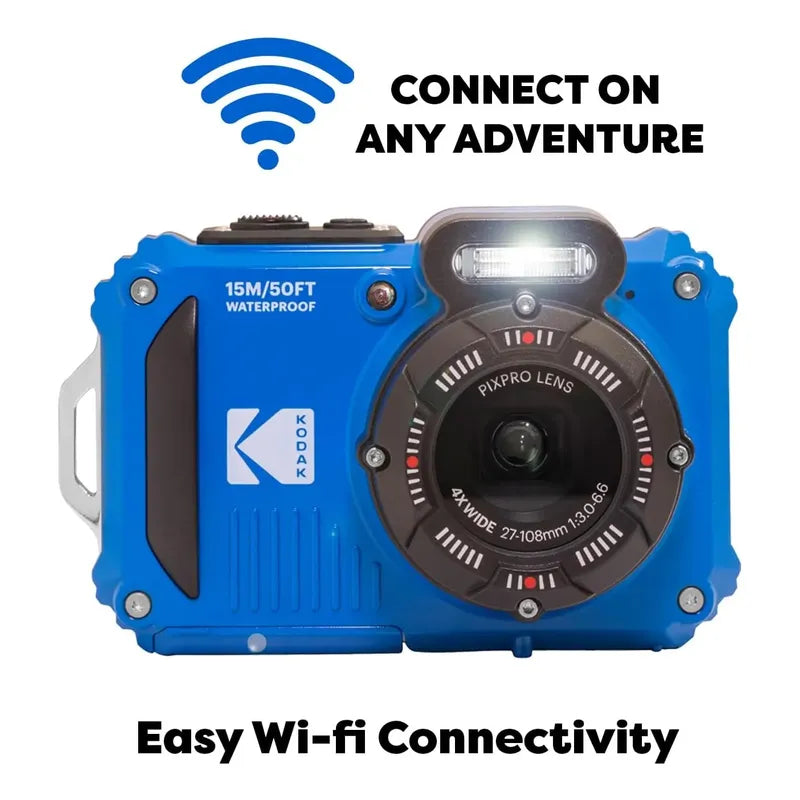 Camara Digital Kodak Pixpro Wpz2 Bundle Pack Azul