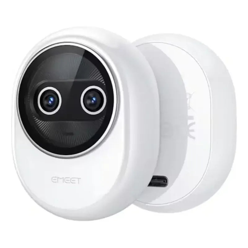 Cámara Web Emeet Piko Plus 4k Doble Cámara Y Tecnología Ia Blanco