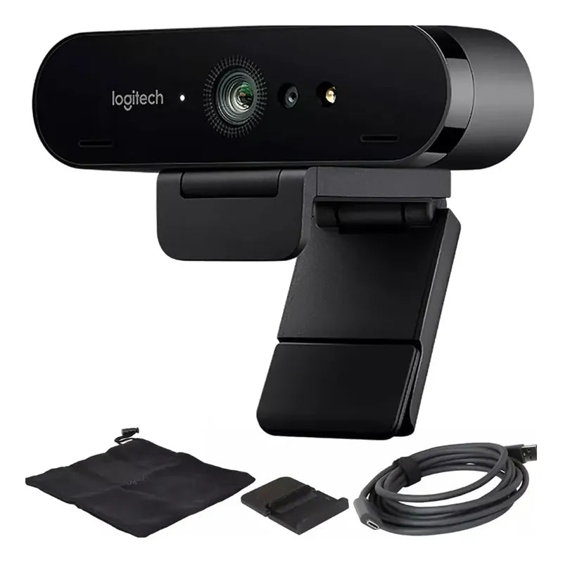 Cámara Web Logitech Brio Video Ultra Hd 4k Negro